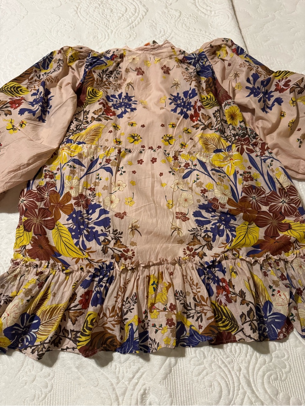 FARM Rio Bohemian Floral Button-Front Women’s Dress - Pink Multi - Picture 6 of 6